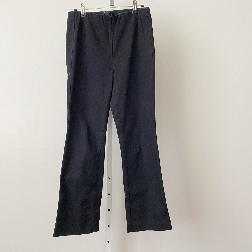 Rag‎ & Bone Preppy Career 6 Black Slim Flare Leg Stretch Cotton Trousers Pants